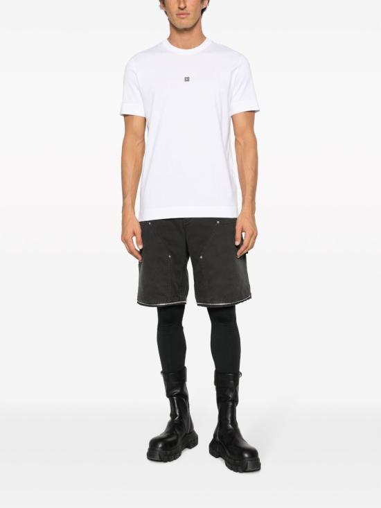  지방시 반팔 티셔츠 BM716G3YCD 100 White - GIVENCHY