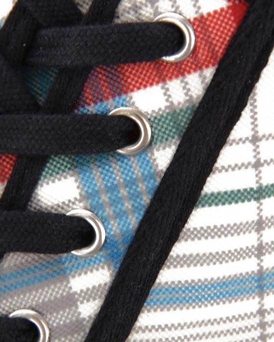  비비안웨스트우드 애니멀 짐 로우탑 스니커즈 75020057M W00N8 O301 madras check MULTICOLOR - VIVIENNE WESTWOOD