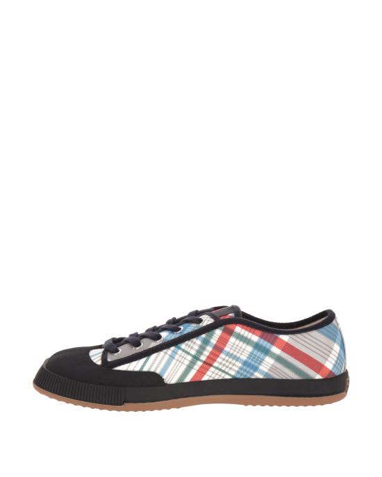  비비안웨스트우드 애니멀 짐 로우탑 스니커즈 75020057M W00N8 O301 madras check MULTICOLOR - VIVIENNE WESTWOOD