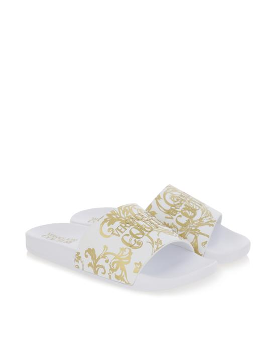  베르사체 뮬/슬리퍼 76VA3SQ3 ZS365 G03 White Gold BIANCO MULTI - VERSACE