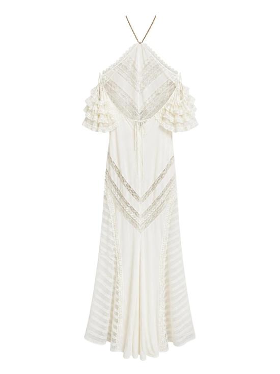 26SS 아멘쿠튀르 롱 원피스 AMS26528 051 Gesso - AMEN COUTURE