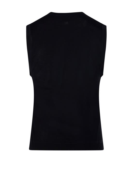 26SS 아미 민소매 티셔츠 FTP818 JE0211 001 BLACK DOM - AMI