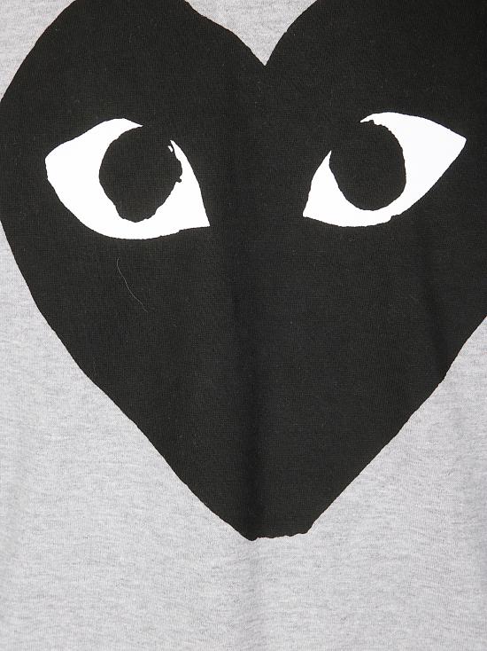 26SS 꼼데가르송 반팔 티셔츠 AX T084 051 1 GREY DOM - COMME DES GARCONS