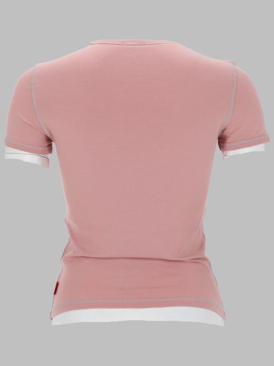 26SS 디젤 T-UNCUTIES-LONG-S3 티셔츠 A20497 0QHHA 33L PINK DOM - DIESEL