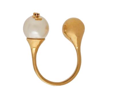 26SS 생로랑 반지 698278Y15269366 Gold - SAINT LAURENT