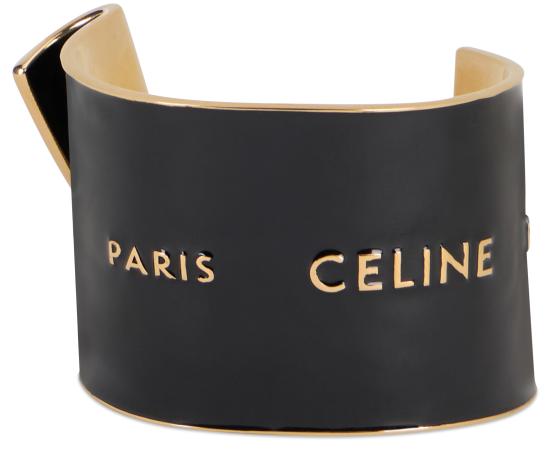 26SS 셀린느 팔찌 B107A3F6638DK black - CELINE