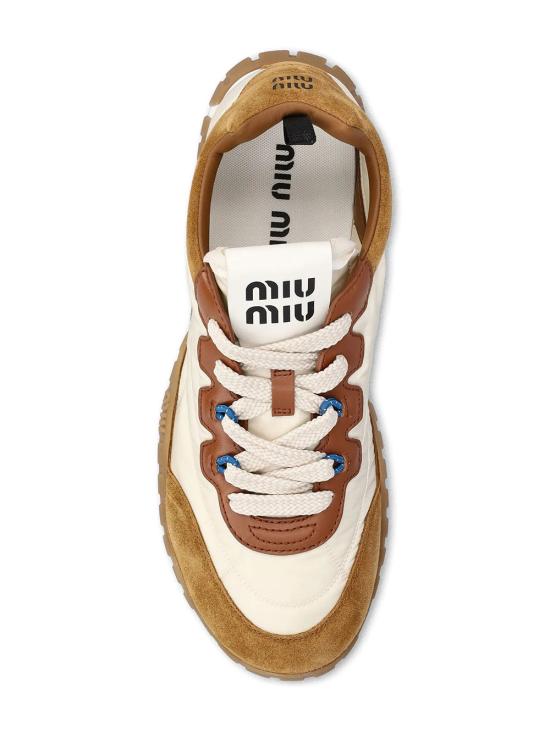 26FW 미우미우 스니커즈 5E417EF005LYW F05KS WHITE - MIU MIU