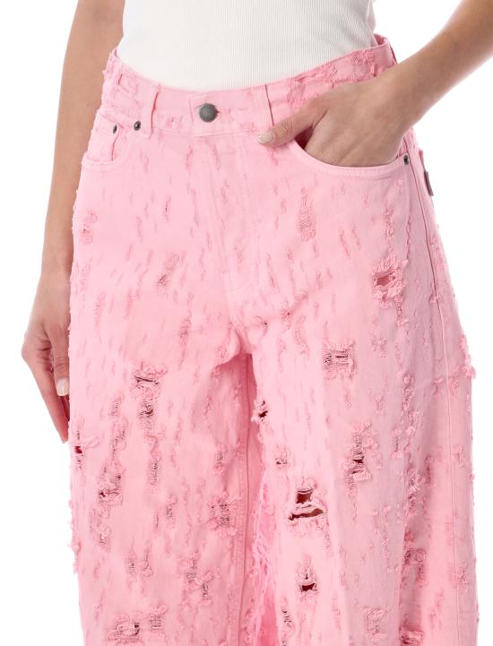 26SS 하이쿠레 스트레이트 팬츠 HEW03296GF180PXD T0568 FLAMINGO ROSE - HAIKURE