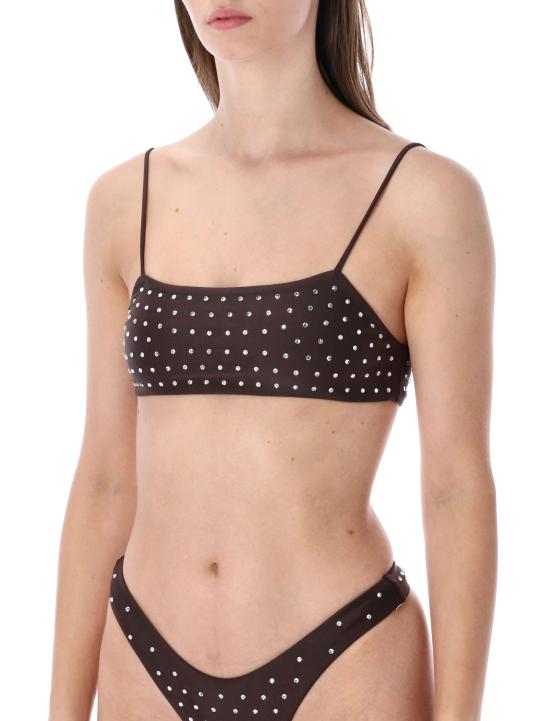 26SS 스윔 바이 디 비키니 수영복 CRYSTALBIKINI DARKCHOCO BROWN - SWIM BY DI