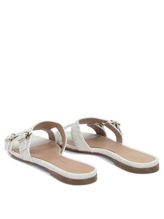 26SS 산토니 뮬/슬리퍼 WHPF72114HA1TWKAI48I48 WHITE - SANTONI
