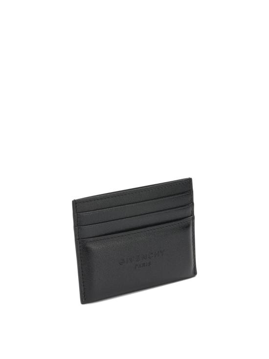 26FW 지방시 레더 안티고나 스탬프 카드 홀더 BK60G0K21L001 BLACK - GIVENCHY