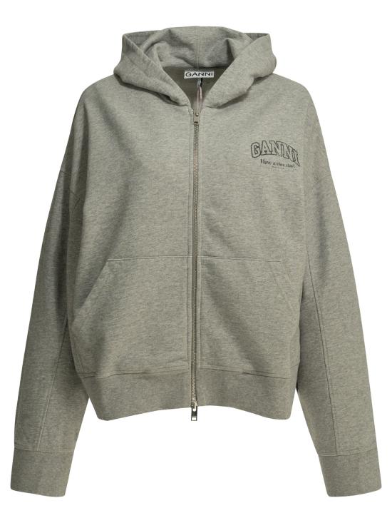 26FW 가니 에센셜 집업 후디 A1060023920 GREY