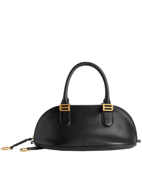 26SS 발렌시아가 볼레로 볼링백 8685852ACJS 1000 BLACK PLUM