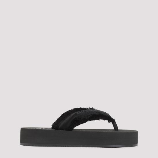 26SS 발렌시아가 제트 랙 통 슬라이드 870111 W0WM0 1000 BLACK DOM
