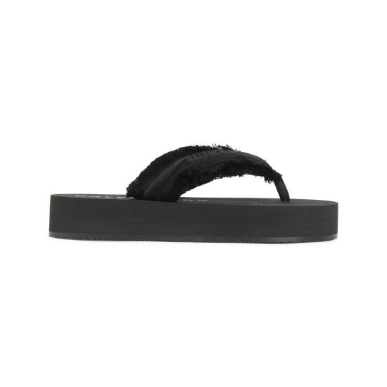 26SS 발렌시아가 제트 랙 통 슬라이드 870111 W0WM0 1000 BLACK DOM - BALENCIAGA