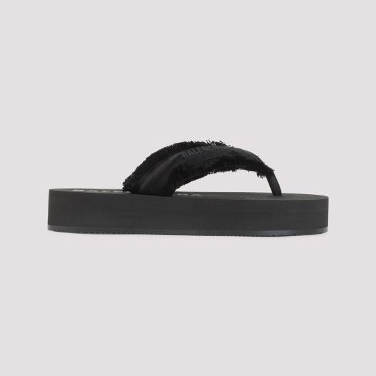 26SS 발렌시아가 제트 랙 통 슬라이드 870111 W0WM0 1000 BLACK DOM - BALENCIAGA