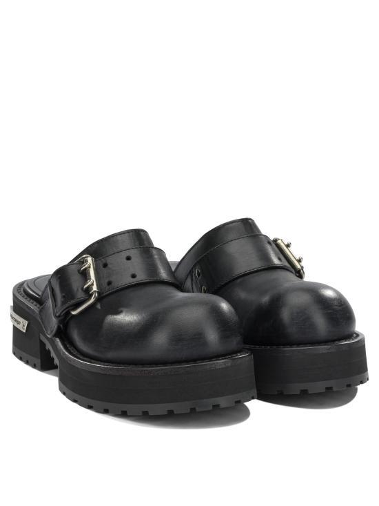 26SS 발렌시아가 뮬/슬리퍼 866571 WBEQ4 1081 BLACK DOM - BALENCIAGA