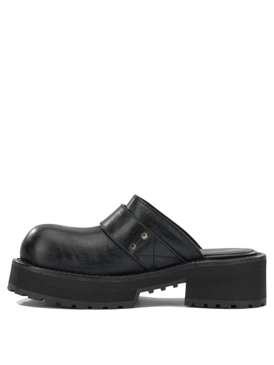 26SS 발렌시아가 뮬/슬리퍼 866571 WBEQ4 1081 BLACK DOM - BALENCIAGA