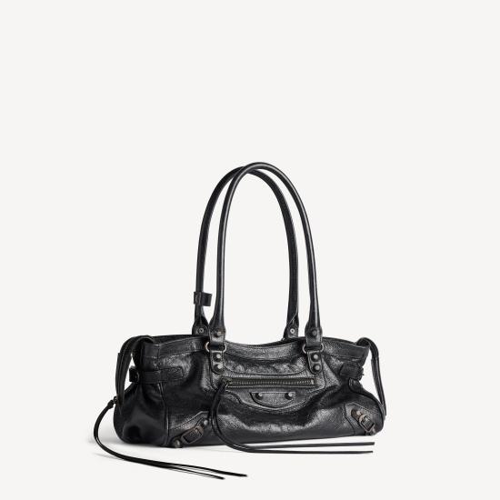 26FW 발렌시아가 르 시티 백 867667 2ABEK 1000 BLACK DOM - BALENCIAGA