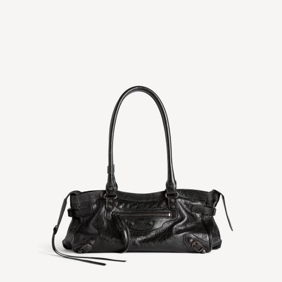 26FW 발렌시아가 르 시티 백 867667 2ABEK 1000 BLACK DOM - BALENCIAGA