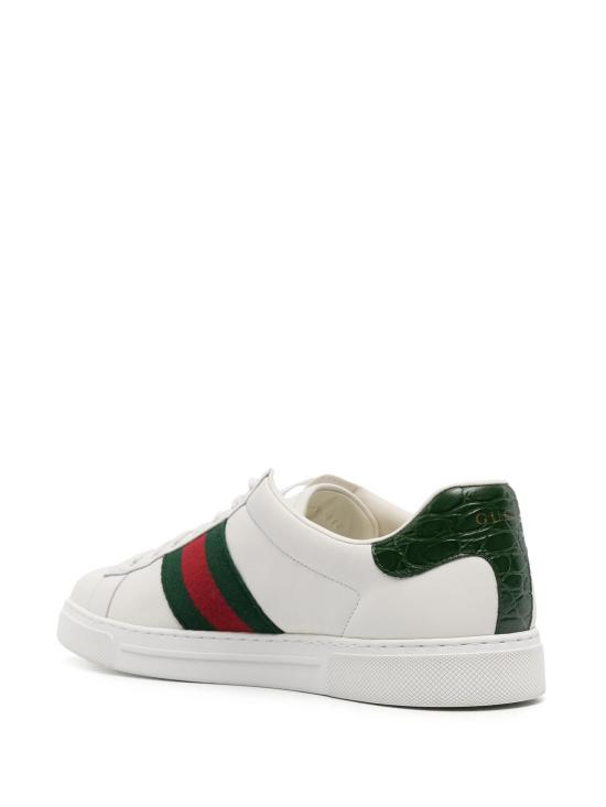 26SS 구찌 웹 스니커즈 757892AACAG 9055 White - GUCCI