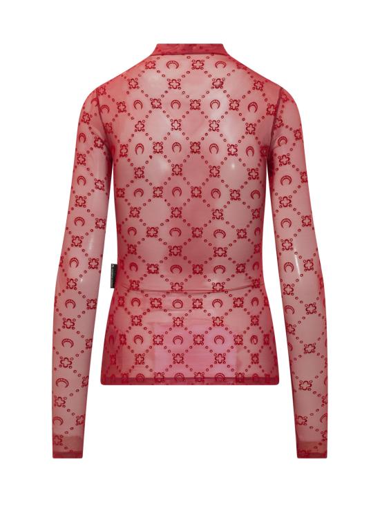 26SS 마린세르 긴팔 티셔츠 WTO388ACJER0005 RD11 RIBBON RED - MARINE SERRE