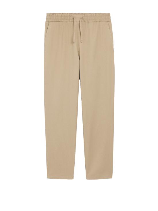 26SS 아미 코튼 엘라스티케이티드 웨이스트 트라우저 HTR868 CO0214 A036 BEIGE TAUPE