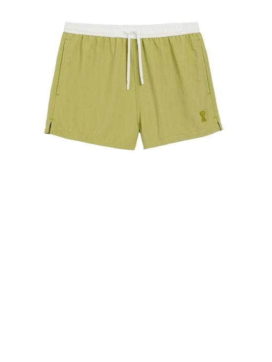 26SS 아미 스윔팬츠 HBW317 PA0027 A057 MATCHA BLANC CREME