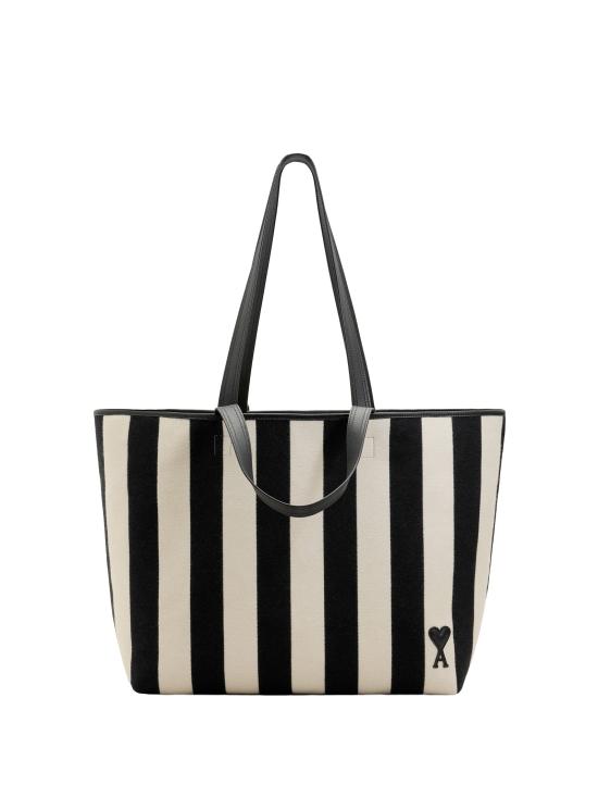26SS 아미 드 꾀르 쇼퍼 백 ULL733 AW0026 1360 BLANC CREME NOIR