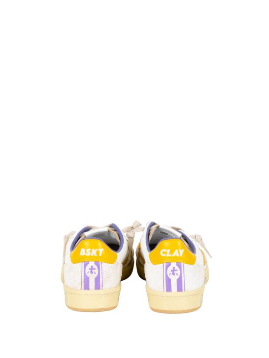 26SS 프리미아타 BSKT 바스켓 클레이 스니커즈 BSKT CLAY 8161 BIANCO GIALLO - PREMIATA