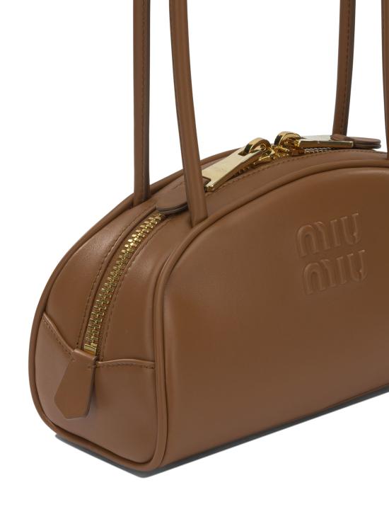 26FW 미우미우 토트백 5BB1922CRWF0046 V OOO Brown - MIU MIU