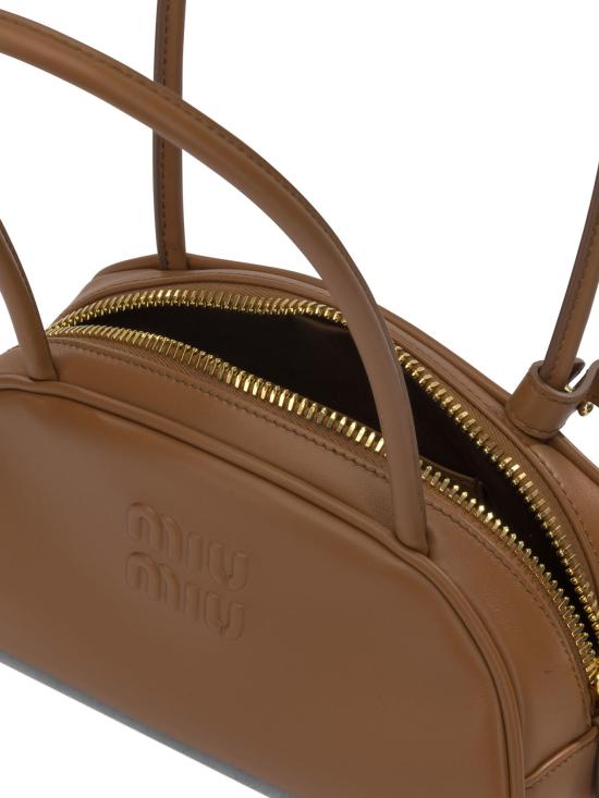 26FW 미우미우 토트백 5BB1922CRWF0046 V OOO Brown - MIU MIU