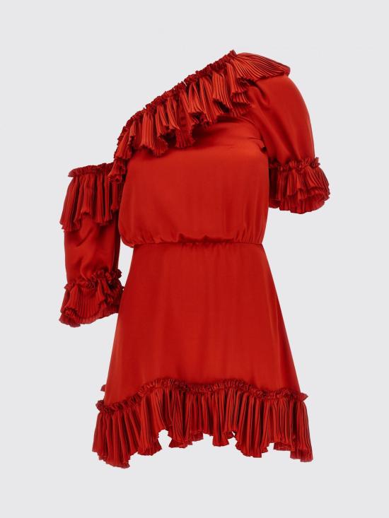 26SS 생로랑 숏 원피스 862002Y7G27 6850 Red - SAINT LAURENT