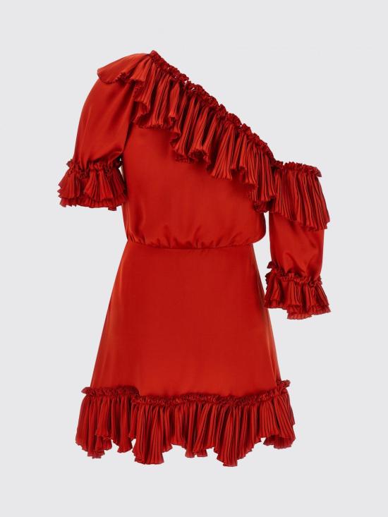 26SS 생로랑 숏 원피스 862002Y7G27 6850 Red - SAINT LAURENT