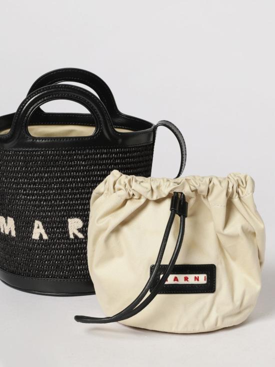 26SS 마르니 토트백 SCMP0056Q1P3860 00N99 Black - MARNI