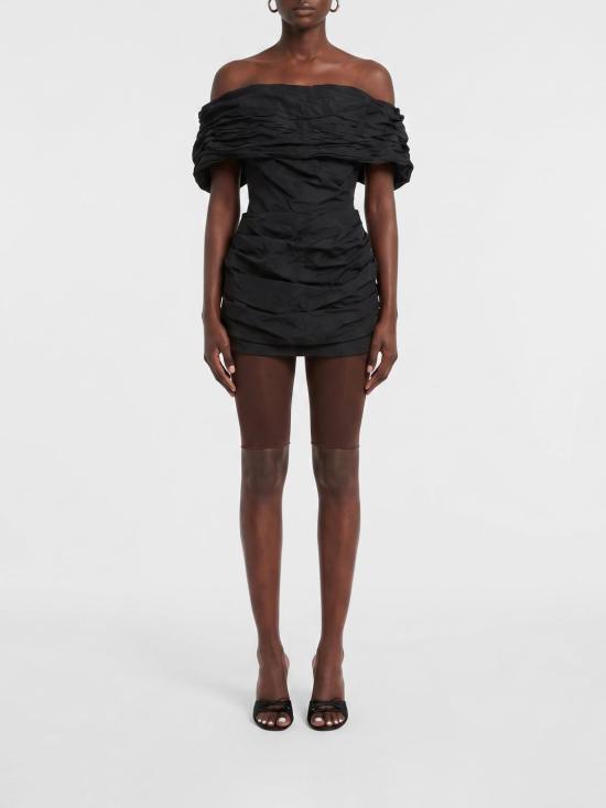 26SS 마그다뷰트림 숏 원피스 156526 Black