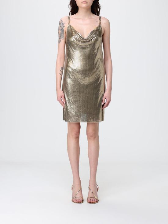 26SS 베르사체 미디 원피스 10161191A14829 1X240 Gold