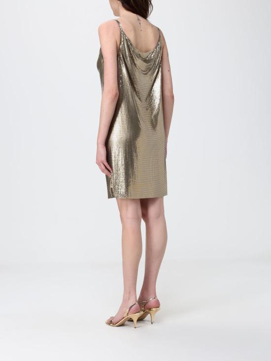 26SS 베르사체 미디 원피스 10161191A14829 1X240 Gold - VERSACE