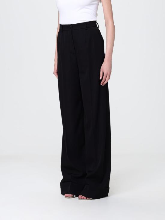 26SS 돌체앤가바나 울 개버딘 트라우저 FTBM0TFU2OW N0000 Black - DOLCE & GABBANA