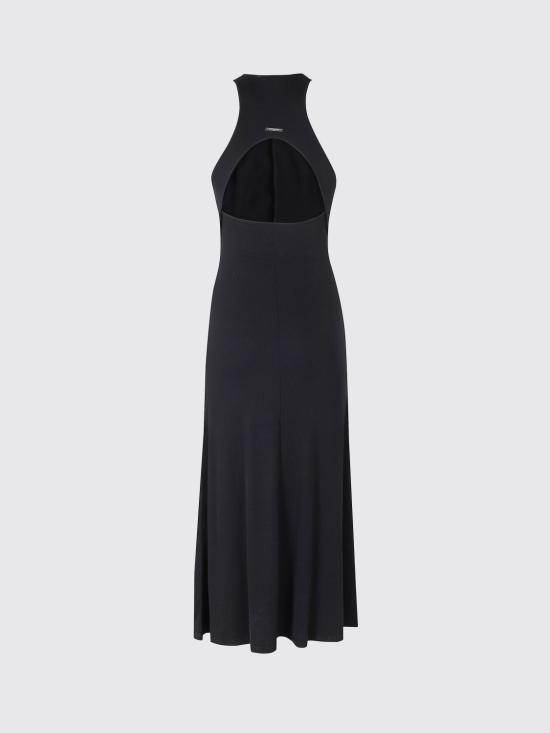 26SS 메종키츠네 롱 원피스 QW01652KA0034 P199 Black - MAISON KITSUNE