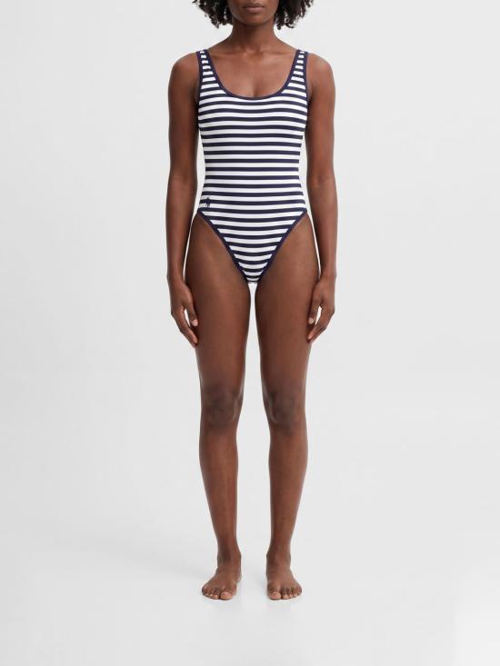 26SS 폴로 랄프로렌 원피스 수영복 21451410 WHITENAVY Blue