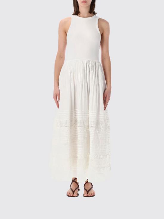 26SS 폴로 랄프로렌 롱 원피스 211A12914 001 White