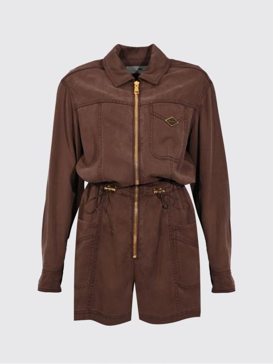26SS 엘리자베타프랜치 점프수트 TJ47N61E2 644 Brown - ELISABETTA FRANCHI