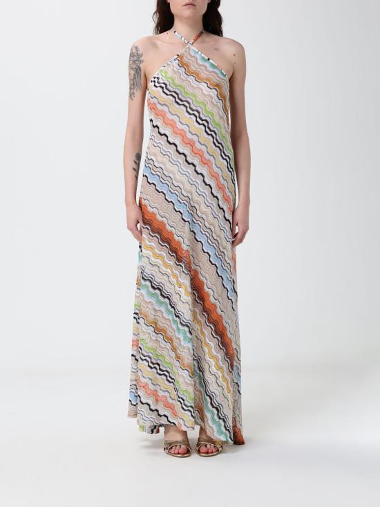 26SS 미소니 롱 원피스 MC26SQ0FBR015E SMSNP Multicolor