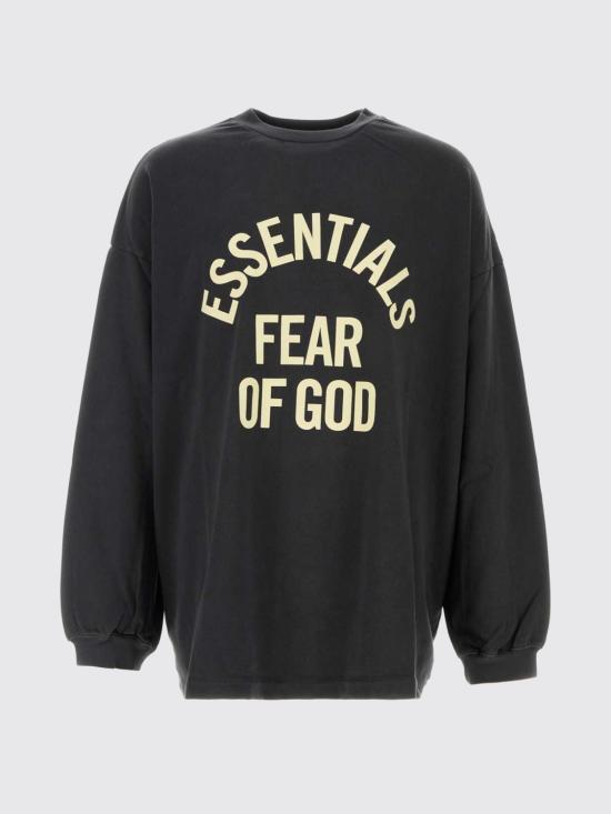 26SS 피어오브갓 긴팔 티셔츠 125SP262011F FADED Black - FEAR OF GOD