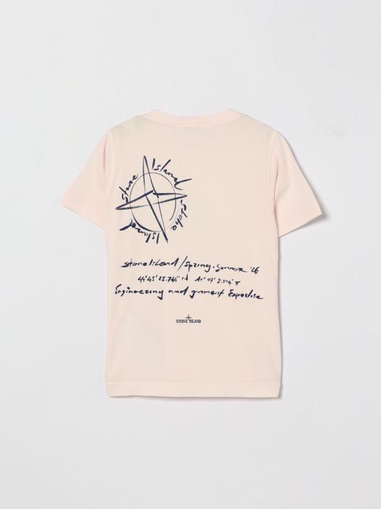 26SS [키즈] 스톤 아일랜드 티셔츠 2100011S0381 V0080 Pink - STONE ISLAND