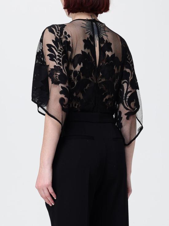 26SS 노마카말리 블라우스 ST126BDLT77 001 Black - NORMA KAMALI