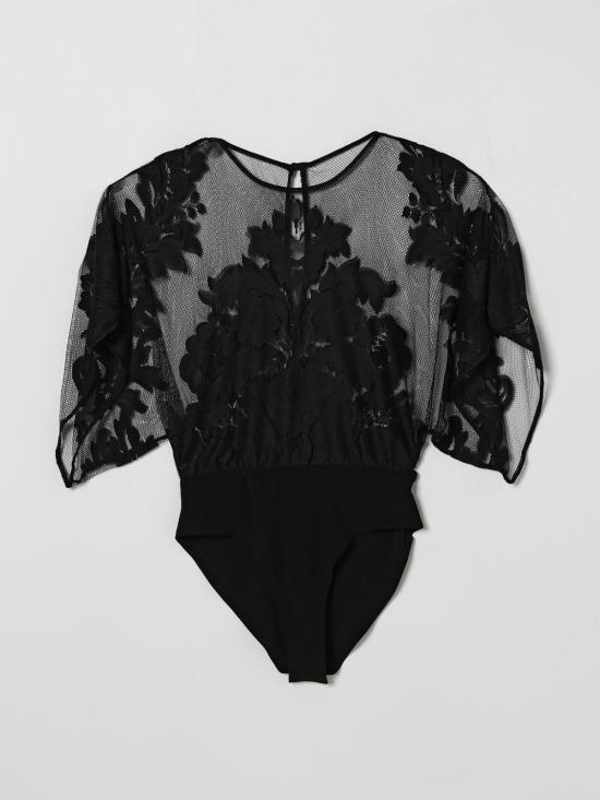 26SS 노마카말리 블라우스 ST126BDLT77 001 Black - NORMA KAMALI