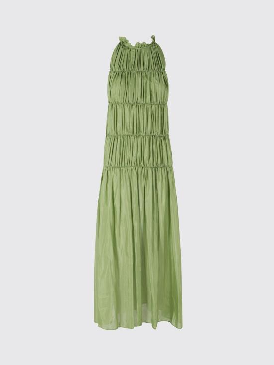26SS 세미쿠튀르 롱 원피스 S6SI38 R56 Green - SEMI-COUTURE