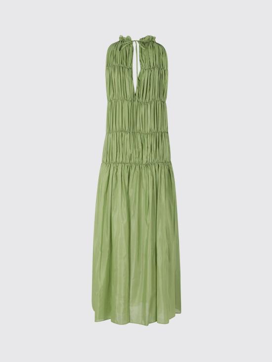26SS 세미쿠튀르 롱 원피스 S6SI38 R56 Green - SEMI-COUTURE